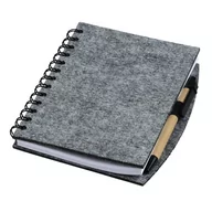 Notesy i bloczki - Upominkarnia Upominkarnia Notes z filcu Eco-Sense Szary 2 szt uniwersalny 115983-uniw - miniaturka - grafika 1