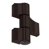 Zawiasy, okucia i inne akcesoria - Zawias Jocker Brązowy trzyskrzydełkowy RAL8077 - miniaturka - grafika 1