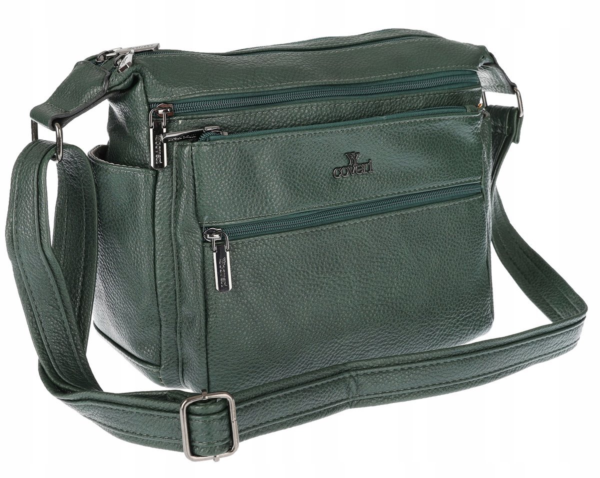 Torebka Damska Listonoszka Modna Pojemna Torba na Ramię CJYUA7416 Zielony