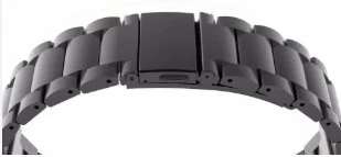 Bransoleta stalowa 20 mm do Samsung Galaxy Watch 4 Classic – grafitowa - Akcesoria do smartwatchy - miniaturka - grafika 1