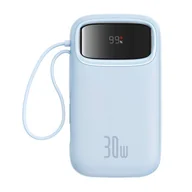 Powerbanki - Powerbank Baseus QPow2 20000mAh 30W 2xUSB-C (niebieski) - miniaturka - grafika 1