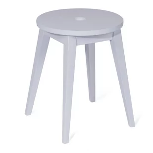 Biały stołek z drewna kauczukowego Club – Bonami Selection - Taborety i hokery - miniaturka - grafika 1