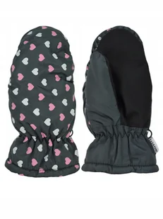 Rękawiczki Dziecięce Narciarskie Ortalionowe Zimowe Grube Ciepłe Na Śnieg - Rękawiczki dla dzieci - miniaturka - grafika 1