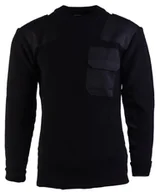 Bluzy męskie - Mil-Tec Bluza Wojskowa Wełniana Czarna - r. 60 - miniaturka - grafika 1