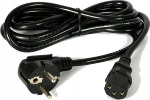 Kabel zasilający QGeeM KABEL PRZEWÓD ZASILAJĄCY DO KOMPUTERA MONITOR 3m - Kable - miniaturka - grafika 3