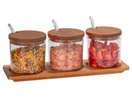 Pojemniki kuchenne - Wenko Zestaw 3 lub 4 pojemników na przyprawy (Okrągły z łyżeczką, 3 szt.) - miniaturka - grafika 1