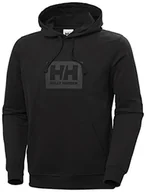 Bluzy męskie - Helly Hansen Helly-Hansen Męska bluza z kapturem Hh Box, Czarny, L 53289 - miniaturka - grafika 1