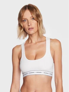 Guess Biustonosz top Carrie O97C01 KBBU1 Biały - Biustonosze - miniaturka - grafika 1