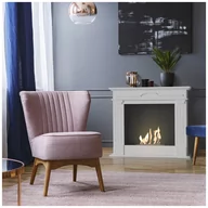 Biokominki - Kratki Biokominek portalowy December P biały z szybą Kratki DECEMBER/P/TUV - miniaturka - grafika 1