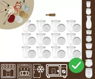 Pojemniki kuchenne - Słoiki WECK 12szt/ plastikowe wieko, miarka słoik 850ml MOLD / Wamar-Sosenka - miniaturka - grafika 1