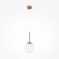 Lampy sufitowe - Basic form D20 lampa wisząca 1-punktowa biała/złota MOD321PL-01G3 - miniaturka - grafika 1