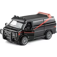 Samochody i pojazdy dla dzieci - Auto Samochód Furgonetka Metalowa Światło Dźwięk Zabawka Dla Dzieci - miniaturka - grafika 1