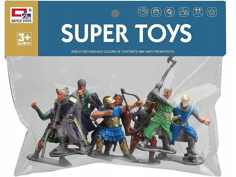 zestaw figurek 8szt rzymskich wojowników 20x17x3cm