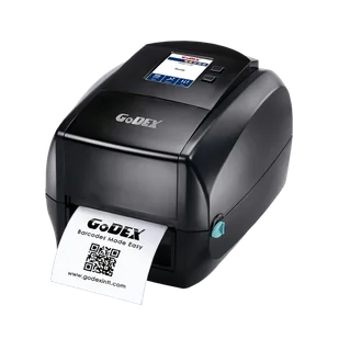 Godex RT863i+ PRO 600dpi USB, 2x USB HOST, RS232, Ethernet, LCD Dotykowy (RT863iPRO) - Drukarki kart i etykiet - miniaturka - grafika 1