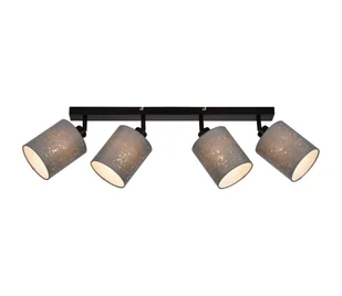 Briloner 2078-044 - Oświetlenie punktowe SPOTLIGHT 4xE27/25W/230V szare - Lampy sufitowe - miniaturka - grafika 1