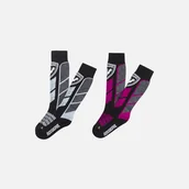 Skarpety termoaktywne - Dziecięce Skarpety ROSSIGNOL L3 JR THERMOTECH 2P RLMYX02_35A – Różowy - miniaturka - grafika 1