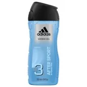Żele pod prysznic dla mężczyzn - adidas Men Żel pod prysznic After Sport 3w1 250ml - miniaturka - grafika 1