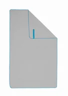 Ręczniki - Ręcznik z mikrofibry szybkoschnący FITNESS 80x130 Szary - miniaturka - grafika 1