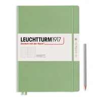 Notesy i bloczki - Notatnik Leuchtturm1917 Master Slim A4+, Kropki, Sage - miniaturka - grafika 1