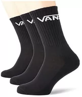 Skarpetki damskie - Vans Skarpety męskie Classic Crew 38.5-42 (6.5-9, 3PK), czarny (czarny), 38 - miniaturka - grafika 1