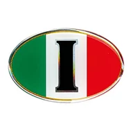 Akcesoria motocyklowe - Lampa 15004 Sticky 3D - Owalny Tricolor Włochy, 1 szt. - 61x46 mm - miniaturka - grafika 1