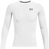 Koszulki męskie - Under Armour Under Armour Męska koszulka Heatgear Armour Compression biały White/Black (100) S 1361524-100-Small - miniaturka - grafika 1