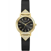 Zegarki damskie - Złoty zegarek Guess Tri Luxe na pasku GW0473L2 - miniaturka - grafika 1