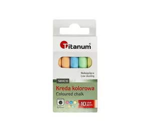 Titanum Kreda kolorowa 75121 - Przybory szkolne - miniaturka - grafika 1