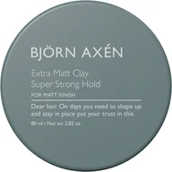 Kosmetyki do stylizacji włosów - BJÖRN AXÉN Extra Matt Clay Super Strong Hold 80 ml 80.0 ml - miniaturka - grafika 1