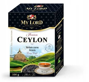 ﻿My Lord Herbata CEYLON LIŚCIASTA CZARNA 100g - Herbata - miniaturka - grafika 1