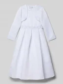 Sukienki i spódniczki dla dziewczynek - Sukienka z perełkami - miniaturka - grafika 1