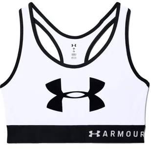 Biustonosz damski Under Armour  Mid Keyhole Graphic S - Bielizna sportowa damska - miniaturka - grafika 1