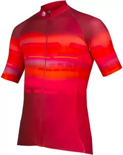 Koszulki rowerowe - Endura Virtual Texture SS Trikot Men, czerwony M 2022 Koszulki kolarskie - grafika 1