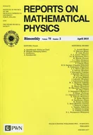 Czasopisma - Wydawnictwo Naukowe PWN Reports on Mathematical Physics 75/2 2015 Kraj - miniaturka - grafika 1