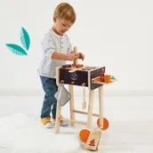 Zabawy w naśladowanie dorosłych - Grill drewniany z akcesoriami 3+ Janod - miniaturka - grafika 1