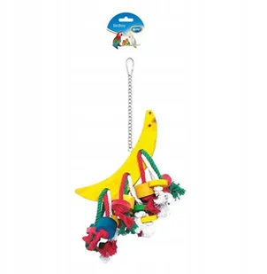 DUVO+ ZABAWKA DLA PTAKÓW DREWNIANY KSIĘŻYC 50cm - Akcesoria dla ptaków - miniaturka - grafika 1