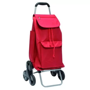 Wózek na zakupy, składany, 3 kolory Herdegen (czerwony) - Torby i wózki na zakupy - miniaturka - grafika 1