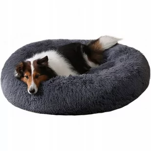 XXL Legowisko Dla Psa Kota Pluszowe Okrągłe 100cm - Legowiska dla psów - miniaturka - grafika 1
