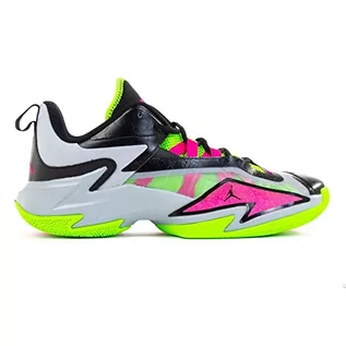 Sneakersy damskie - Nike Męskie sneakersy Jordan One Take 3, Wolf Grey Pink Prime Electric Green Black, rozmiar 45,5, Wolf Grey Pink Prime Electric Green Black, 45.5 EU - grafika 1