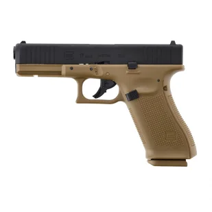 Replika pistolet ASG Glock 17 gen5 6 mm BB coyote - Amunicja i osprzęt ASG - miniaturka - grafika 1