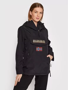 Napapijri Kurtka anorak Rainforest NP0A4G7F Czarny Regular Fit - Kurtki damskie - miniaturka - grafika 1