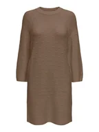 Sukienki - ONLY Sukienka dzianinowa w kolorze brązowym - miniaturka - grafika 1