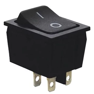 Tracon Electric Wyłącznik kołyskowy włącz-wyłącz czarny TES-53-1 TES-53-1 - Wyłączniki światła i elektryczne - miniaturka - grafika 1