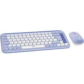 Zestawy myszka + klawiatura - LOGITECH POP ICON Combo Lilac 920-013078 - miniaturka - grafika 1