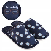 Kapcie męskie - Dzień Dziadka Kapcie Ciepłe Miękkie Klapki Męskie Na Prezent 40/41 MORAJ - miniaturka - grafika 1