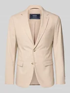 Marynarki męskie - Marynarka na 2 guziki z kołnierzem z połami - miniaturka - grafika 1