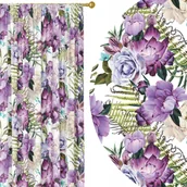 Zasłony - Gotowe Zasłony Na Żabki 140x250 Zasłona Na Taśmie - miniaturka - grafika 1