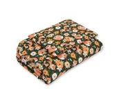 Pościel dla dzieci - Komplet pościeli dla niemowląt z wypełnieniem 2-cz 75x100cm NEWBORN - lisia rodzinka na zieleni - miniaturka - grafika 1