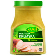 Kamis musztarda kremska łagodna 185g