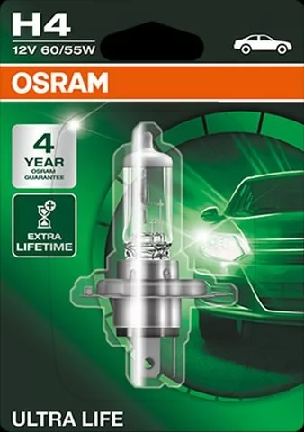 OSRAM H4 12V 60/55W P43t ULTRA LIFE (3 lata gwarancji)